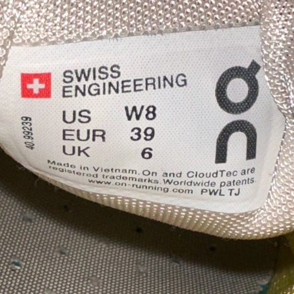 On Cloud Women’s Running Sneaker 8 EUC - Picture 7 of 8